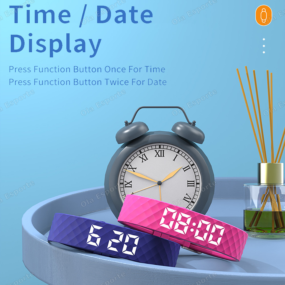 HT30 Outdoor Smartwatch Sports Bracelet Vibration Alarm Clock Reminder Sleep Monitoring Pedometer