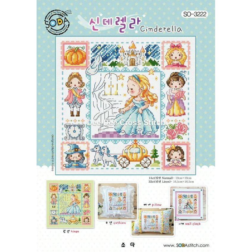 BERKUALITAS Paket Kristik Original / Asli Soda So-3222 Cinderella