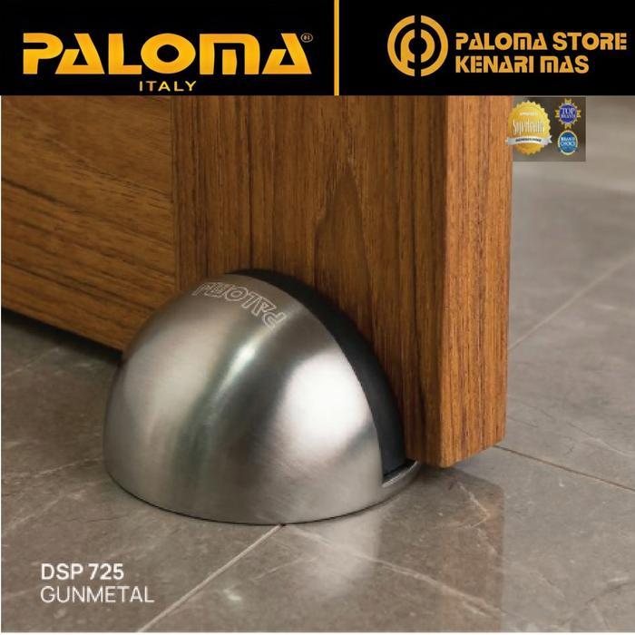 Terlaris Paloma Dsp 721 722 723 724 725 Penahan Pintu Lantai Keong Stopper Floor Satin Nickel Emas