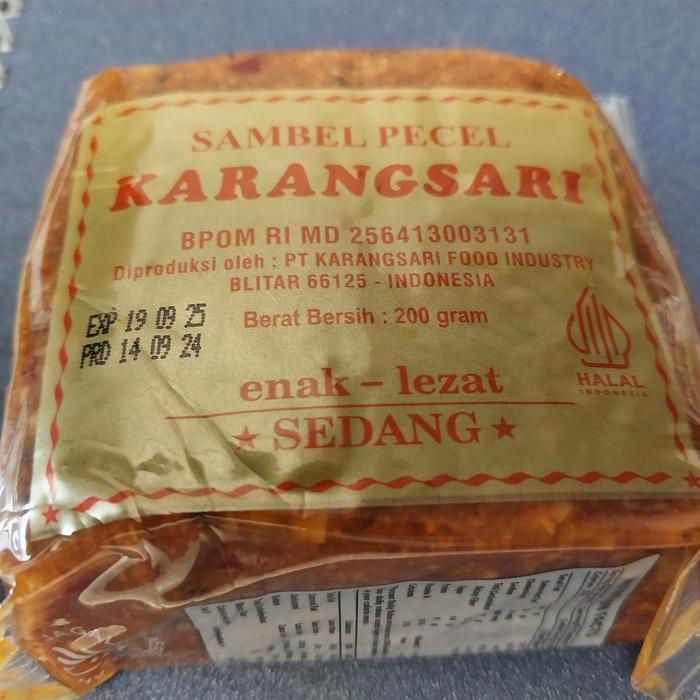 "New" Karangsari bumbu pecel