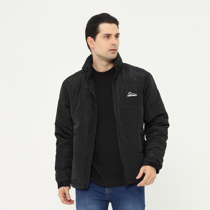 Hemmeh Jaket Windbreaker Parasut Hitam Polos