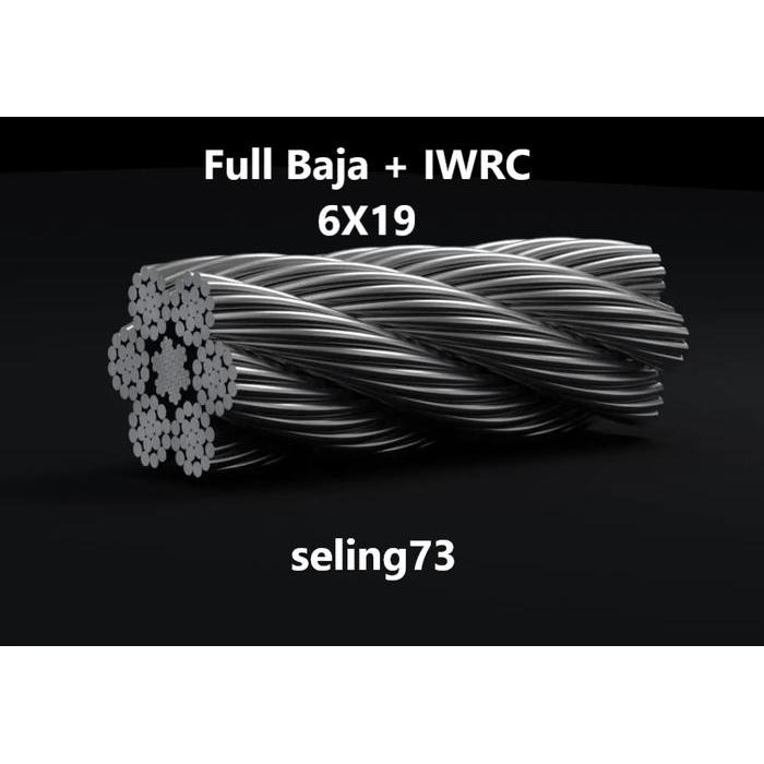 "New" Kawat seling Full Baja 12mm/ Kawat Full Baja 12mm/seling 6x19 12mm