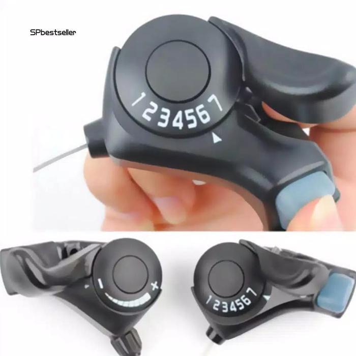 shifter shimano 7 speed Mountain Bike Bicycle Thumb Gear 3x7 *