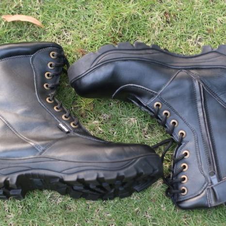 Sepatu Boots PDL TNI AD kulit asli Jatah lama Tactical Sepatu safety