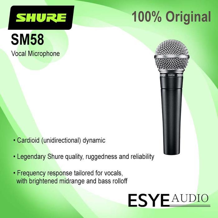 Shure Sm58 Sm 58 Microphone Kabel Original
