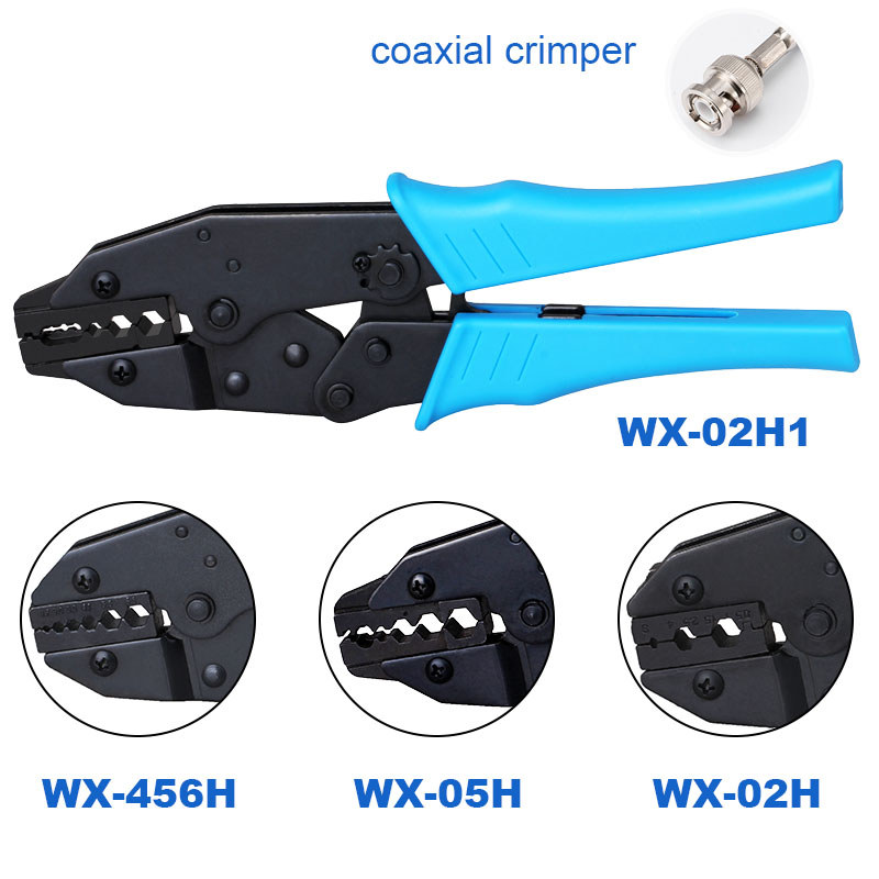 coaxial crimper for crimping RG58,RG59,BNC coax cable connectors RG8,RG213, RG55RG58 RG59 RG62