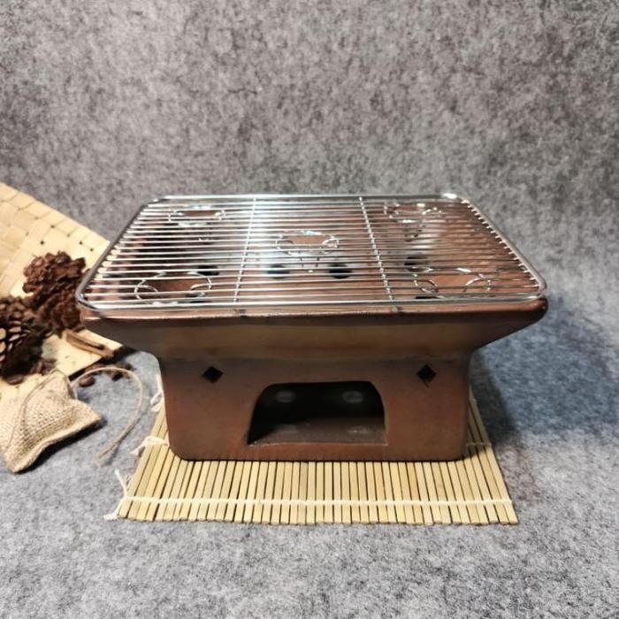 ANGLO Sate Gerabah, Tungku bakaran, Panggangan Sate Tanah Liat ,kecil,sedang,besar,Kitchenware