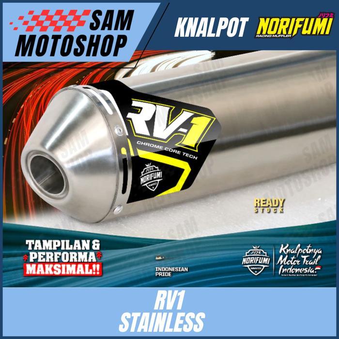 KNALPOT NORIFUMI RV1 GRIDZ MOTOR KLX DT 150 CRF 150L WR 155 ORIGINAL