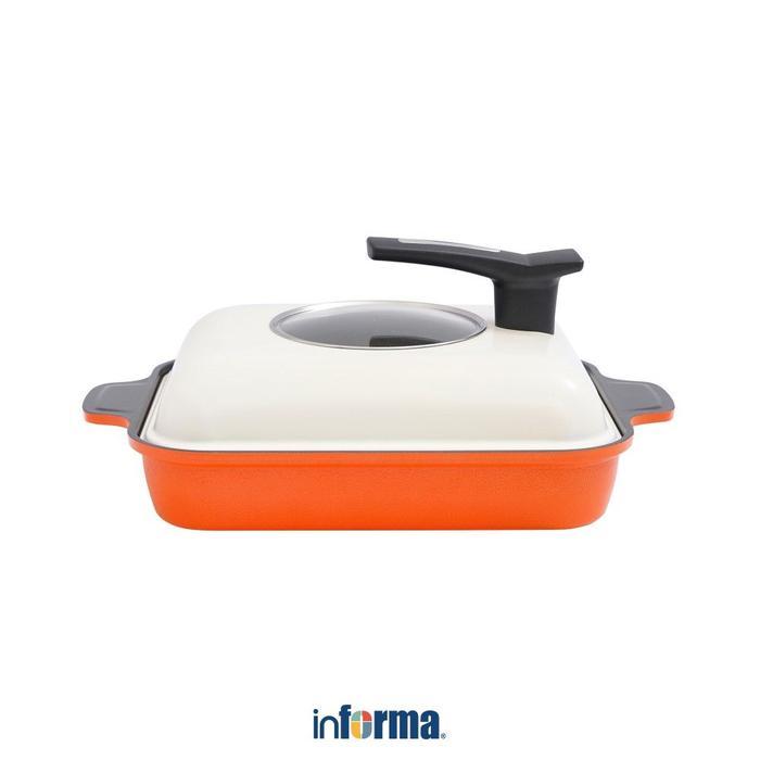 ` Informa Cooking Color Hyeon Wajan Panggang Eco Steam Alat Masak Dapur Memanggang Peralatan Alat