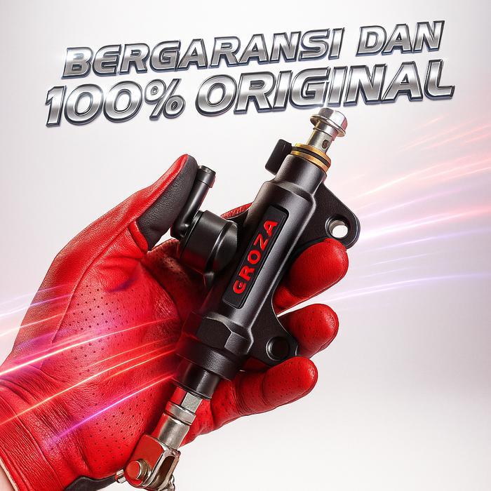 MASTER REM BELAKANG GROZA UNTUK MOTOR SPORT & BEBEK ORIGINAL