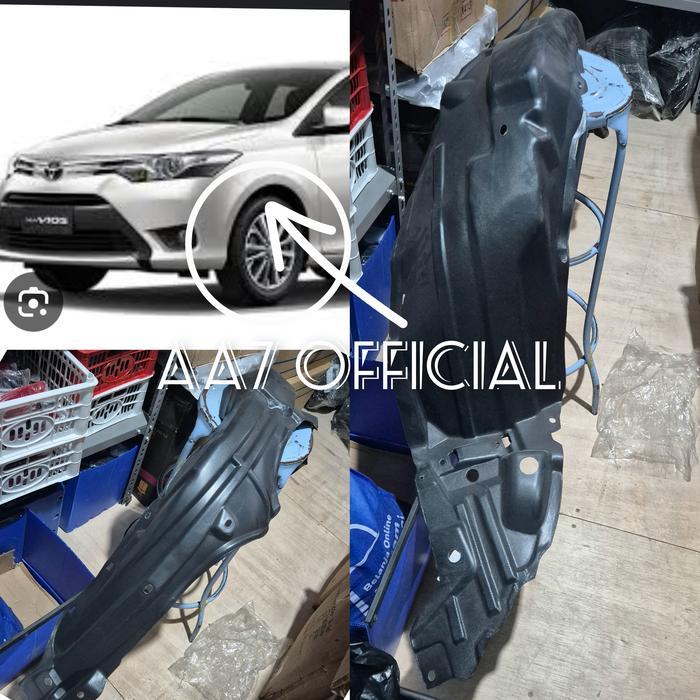 liner fender spakbor vios gen 3 2013 2014 2015 2016 2017