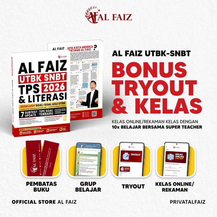Buku AL FAIZ UTBK SNBT 2026 TPS DAN LITERASI