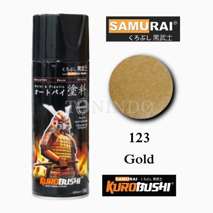 CAT SAMURAI GOLD 123 CAT SEMPROT EMAS / SPRAY