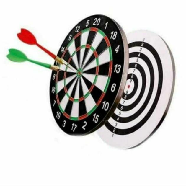 Dart Board 17" /papan dart board besar