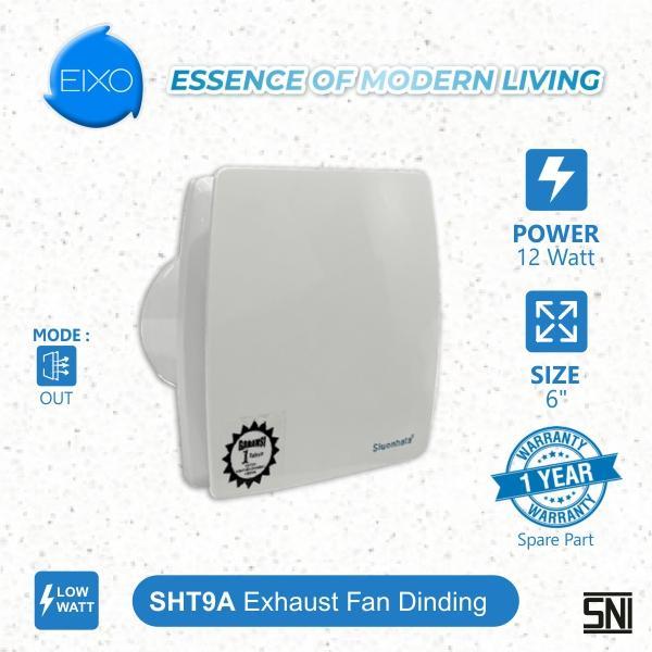 Exhaust Fan EIXO SIUONHATA Dinding & Jendela Ventilasi Efisien untuk Ruang Tertutup
