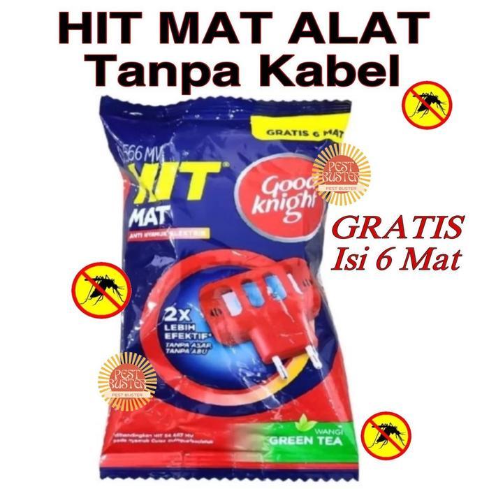 Obat Anti Nyamuk HIT MAT Elektrik Tanpa kabel Alat dan Refill Isi Ulang Original