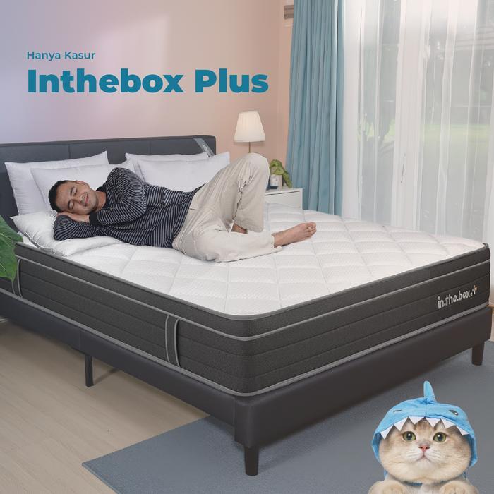 [Free Kasur Lipat] Kasur Dingin Spring Bed In The Box Plus - Free Bantal