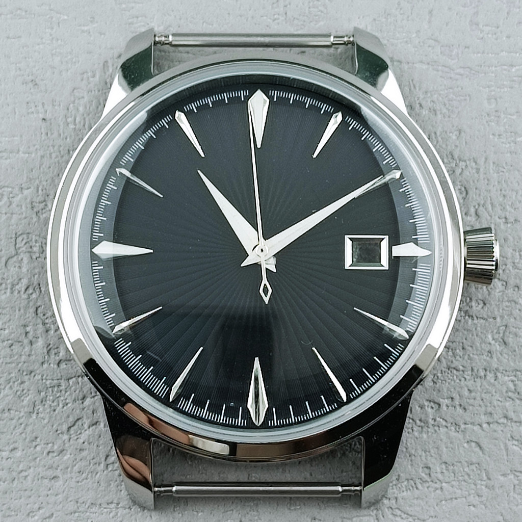 40mm Silver Watch Case Acrylic Glass 316L Stainless Steel Waterproof Case Accessories For NH35