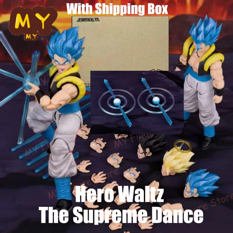 NEW Demoniacal Fit Gogeta Figure Dragon Ball Z SHF Hero Waltz Gogeta The Supreme Dance Action Figure