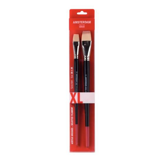 Amsterdam Acrylic Brushes Set Series 600 XL (No.18-24)