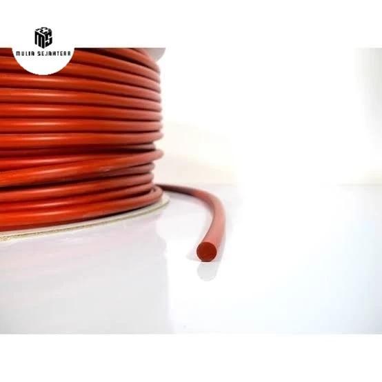 karet oring merah bulat padat Silikon oring cord merah - O oring silicone padat 3 5 6 8 10 12 15 MM