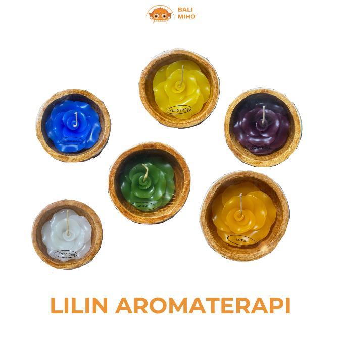 Tempat Lilin Aromaterapi Resin motif Kelapa - Wadah Lilin Resin aromaterapi - Tempat Lilin bunga -