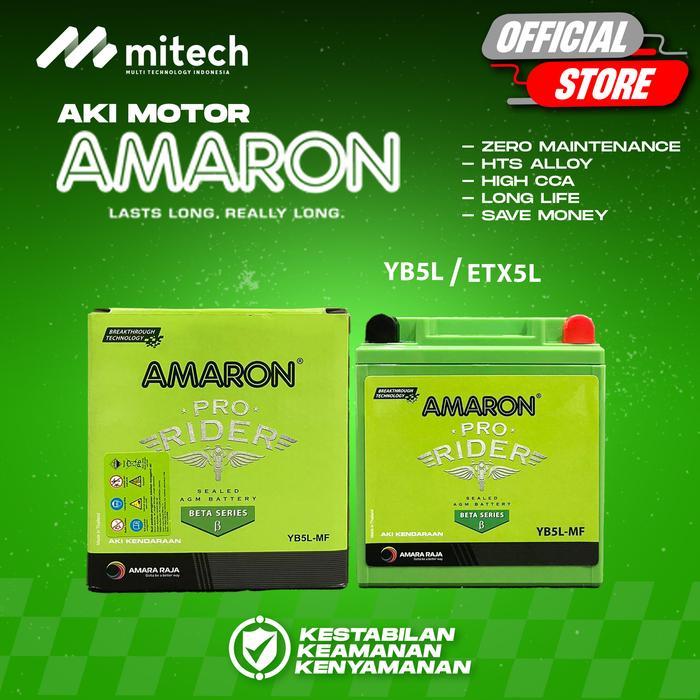 Amaron Aki Kering Motor Suzuki Bravo Etx5L / Gm5Z-3B / Yb5L