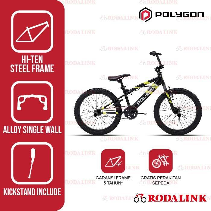 Polygon Sepeda Anak BMX Hustle - Hitam