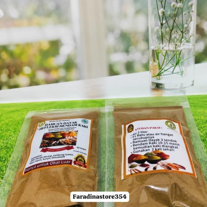 BUNDLING 10 SERBUK RENDAM KAKI REMPAH RAMUAN DAYAK ORI 60GRAM