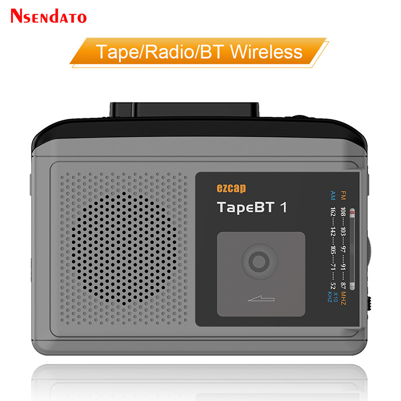 Ezcap244 TapeBT 1 Portable Bluetooth Tape Cassette Player Converter With FM/AM Radio Built-in