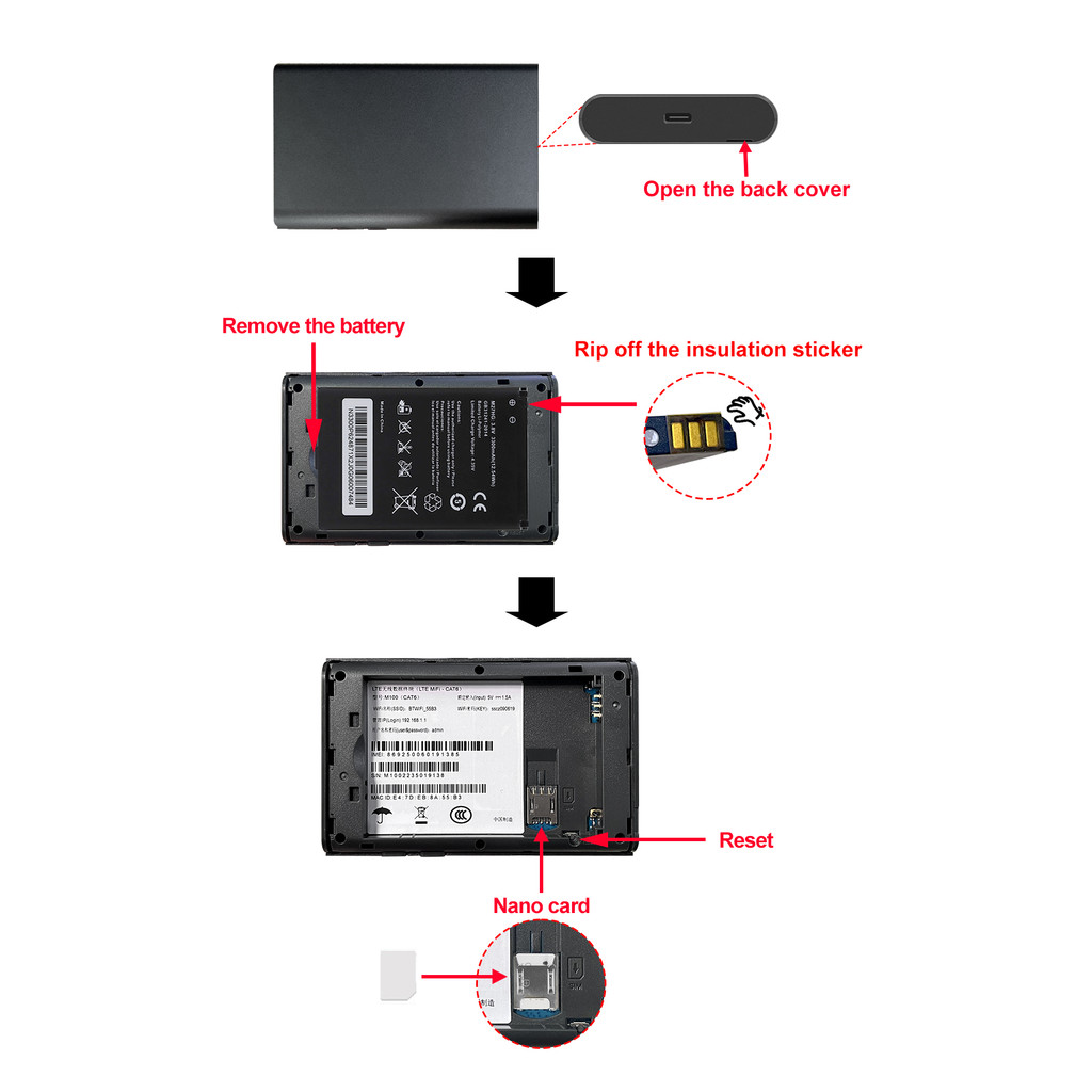 " Benton Wireless Router Unlock Mifi Portable Modem 4G+ Lte Cat 6 "