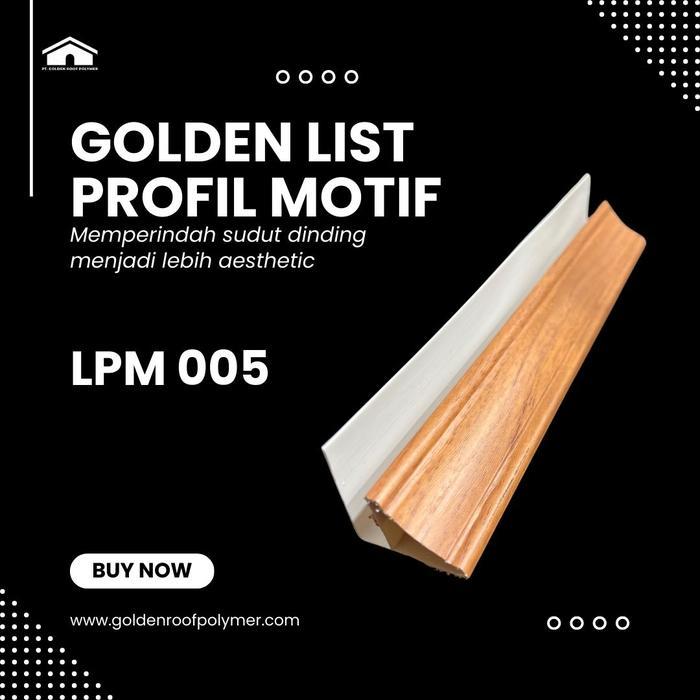 Plafon PVC List Profil tembok LPM series