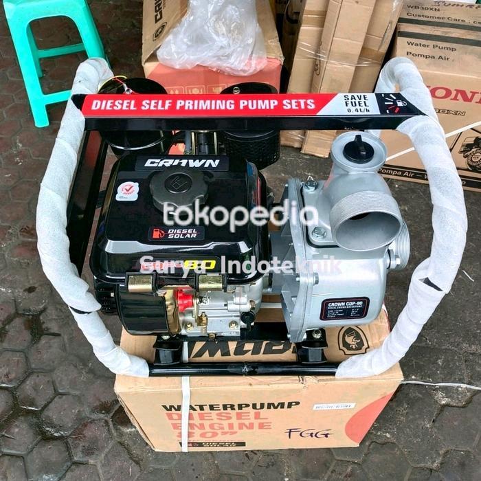 Crown Pompa Irigasi Alkon Diesel Solar CDP-80