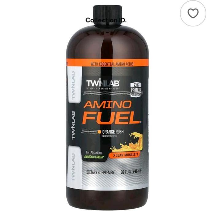 Ready Twinlab Amino Fuel, Orange Rush, 32 Fl Oz 946 Ml