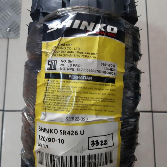Shinko Sr426 120/90-10 + 130/90-10 ban honda ruckus