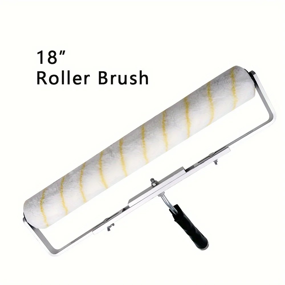 18inch Paint Roller Brush Aluminum Alloy Roller Frame Painting Handle Tool for Wall Decorative House