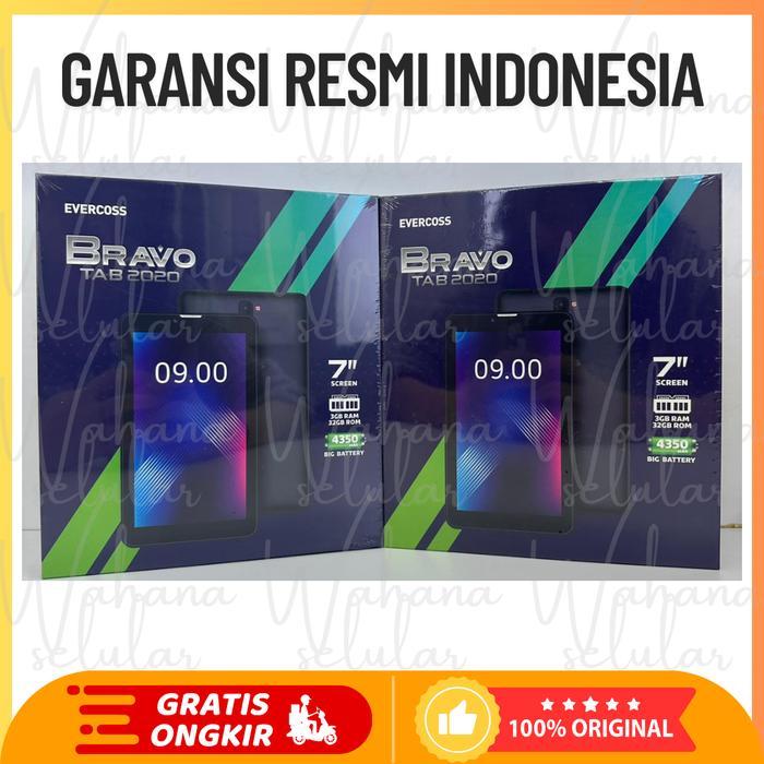 EVERCOSS BRAVO TAB / X7 / 3/32GB - GARANSI RESMI EVERCOSS *