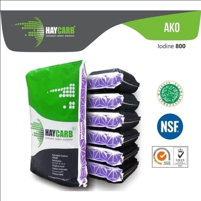 Haycarb Granular Activated Carbon AKO 8x30 Karbon aktif Haycarb AKO 1