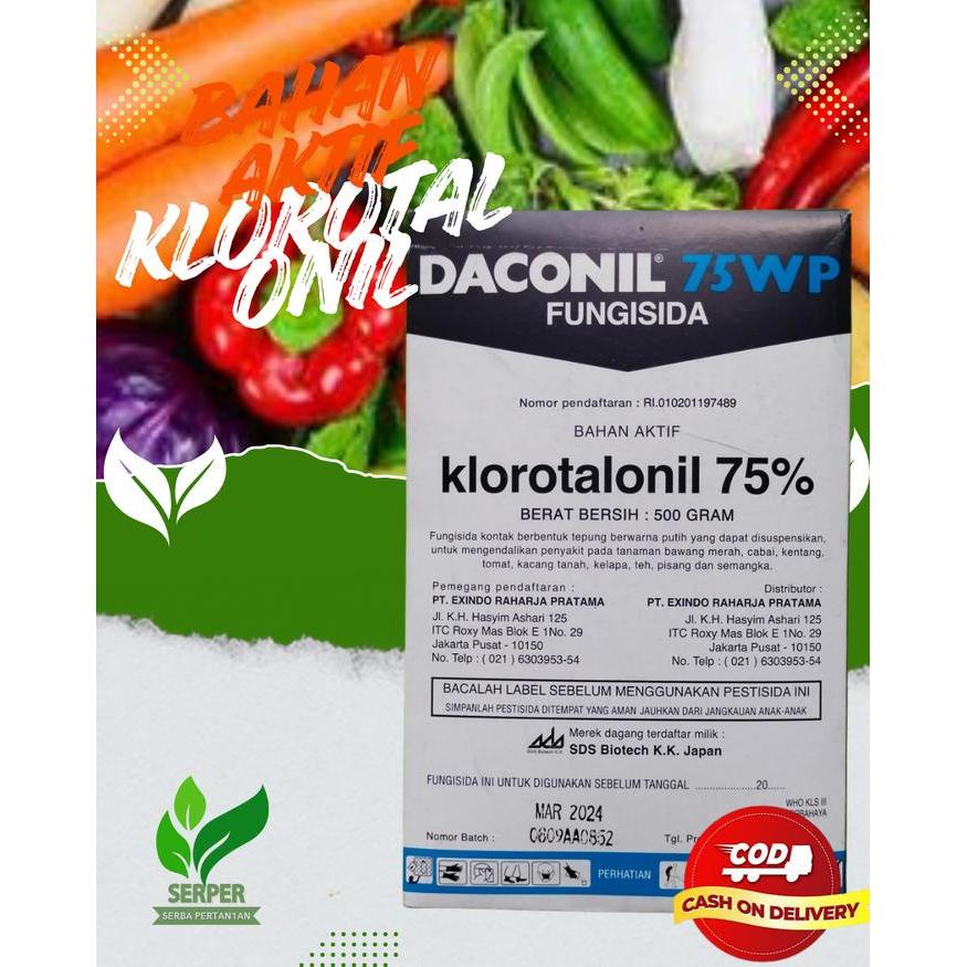 asyifashops DACONIL 500 GRAM KLOROTALONIL