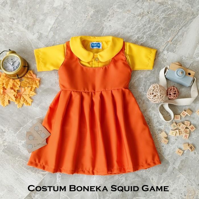OBRAL Baju Squid Game Kostum Boneka Squid Game