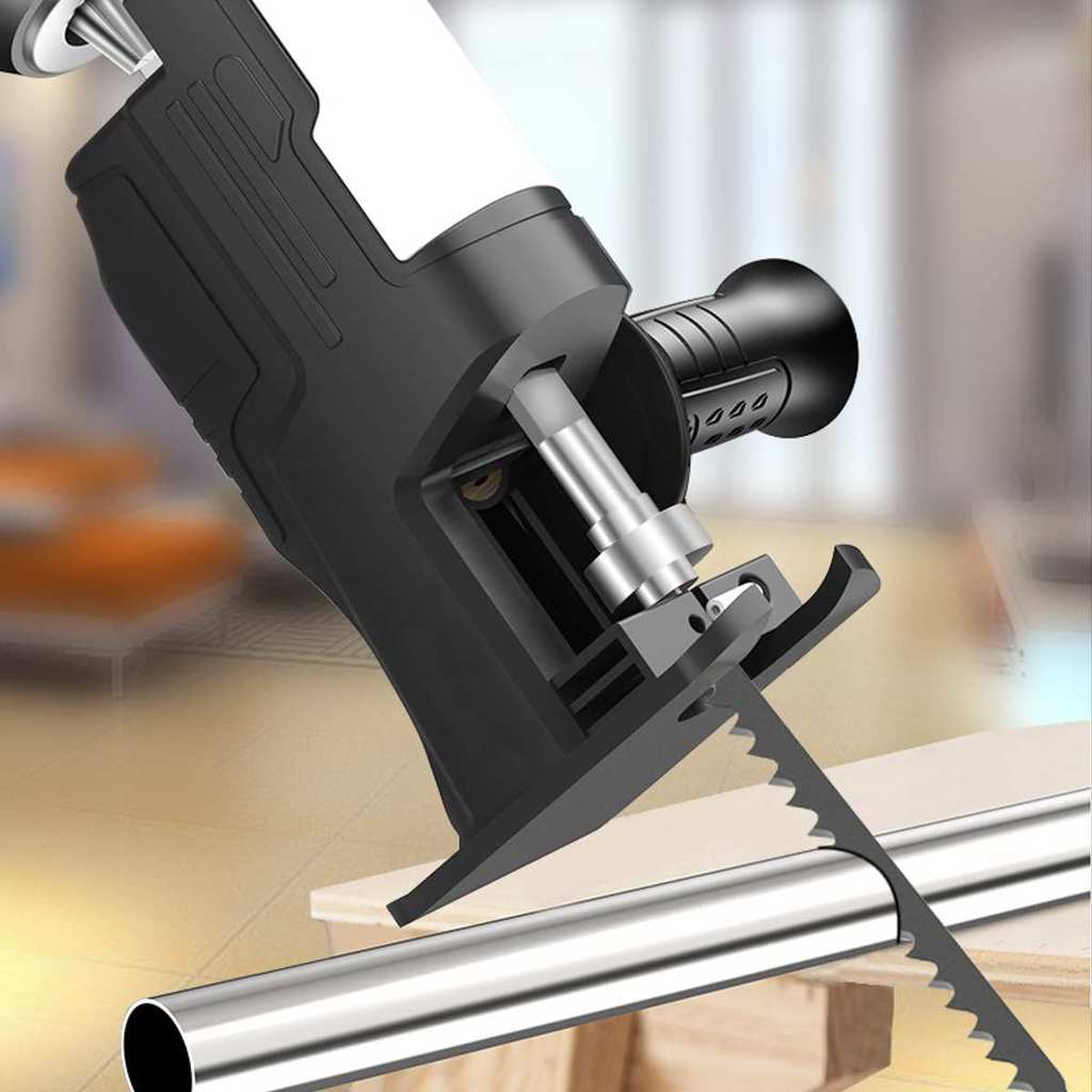 . Reciprocating Saw Adapter Electric Drill Modified To Electric Saw -
