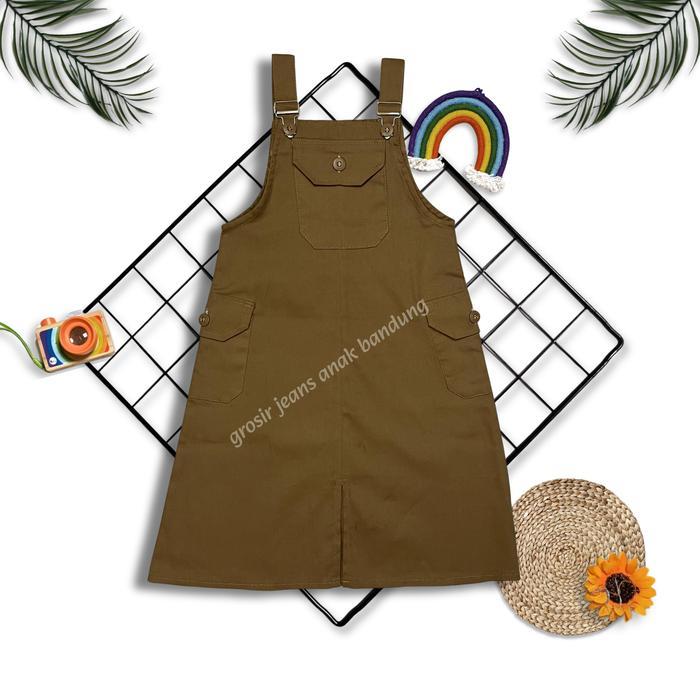 Overall Anak / Overall Rok / Overall Katun Anak Usia 1-12 Tahun Pasti Promo
