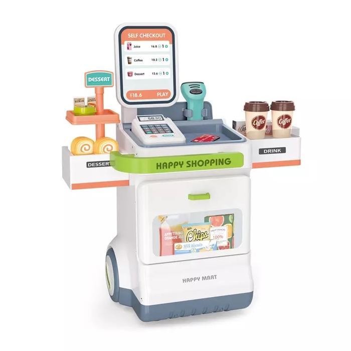 Mainan supermarket anak dorong kasir scan Promo Premium
