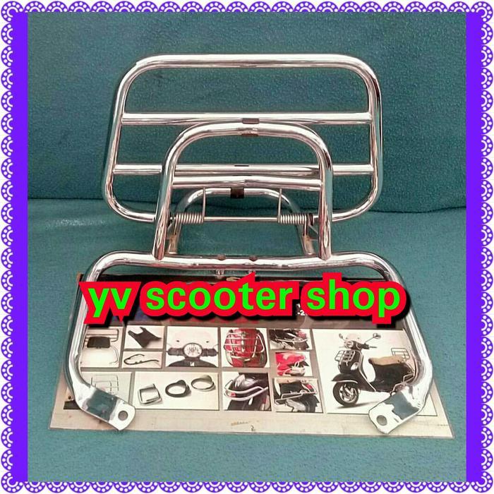 Aksesoris Back Rack Vespa Sprint / Aksesoris Vespa