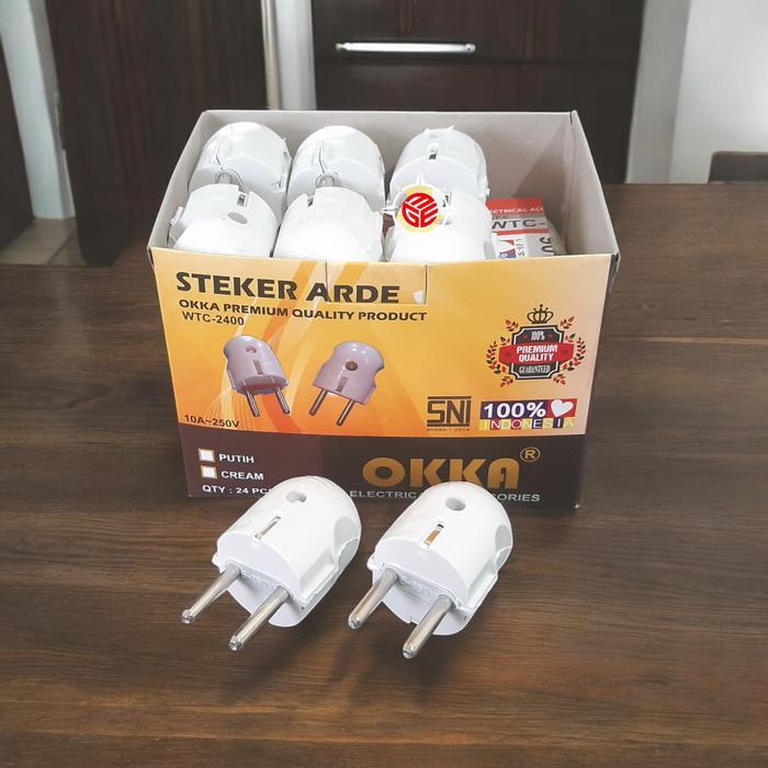 PAKET BUNDLING 24 PCS STEKER ARDE BULAT OKKA PREMIUM / COLOKAN STEKER BULAT - SNI