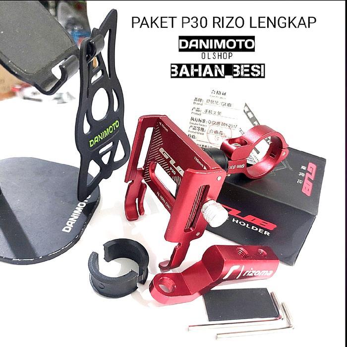 PHONE HOLDER HP MOTOR BESI NMAX VARIO BEAT ADV PCX GUB P30 WATERPROOF