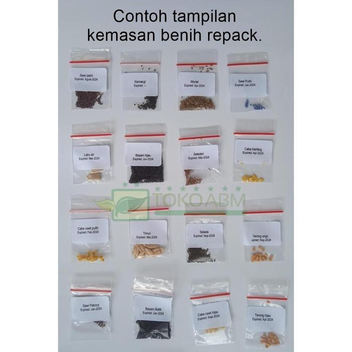 Paket Hemat Benih Tanaman Sayuran 35 Macam Bibit Tanaman Sayur Mu