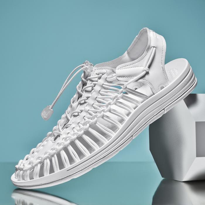 Eiger - Korea Sandal Gunung Wanita Hiking Mendaki Sepatu Kulit Asli Cewek Dewasa Handmade Olahraga