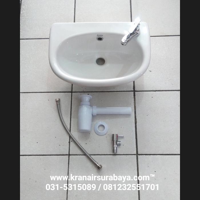 ID PAKET WASTAFEL AMERICAN STANDART SET KRAN AKSESORIS