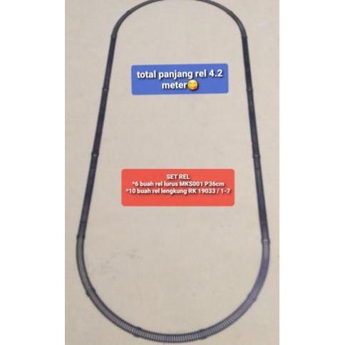 JUAL RUGI Set Rel Kereta Api I cocok dengan Rail king, Agung Craft, Skala HO